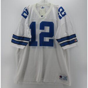 VINTAGE Dallas Cowboys Roger Staubach Jersey 48 Champion NFL NWT *